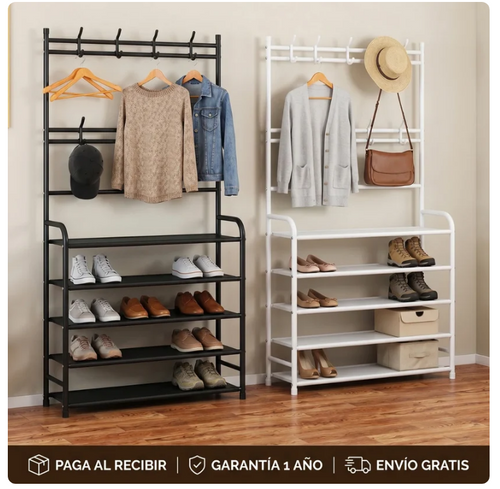 PROMO -🚨 Compra 1 y LLÉVATE 2  🚨 - Organizador de 5 niveles - Zapatero y Ropero